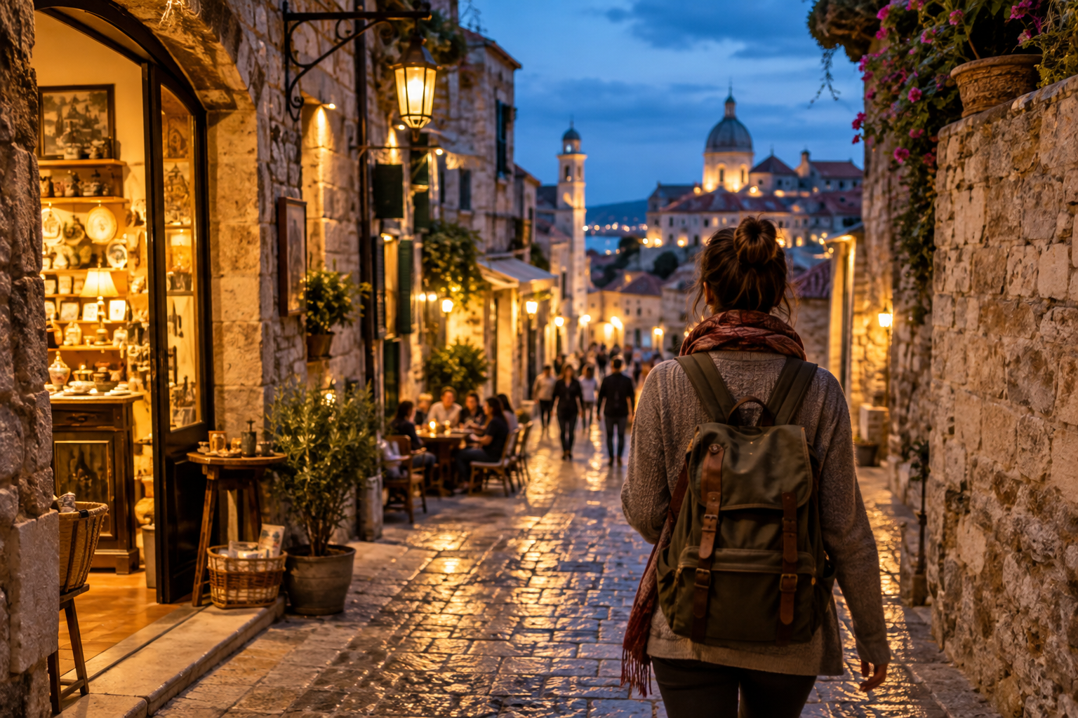 Illustrative old city, not a photograph from Gagan's travels